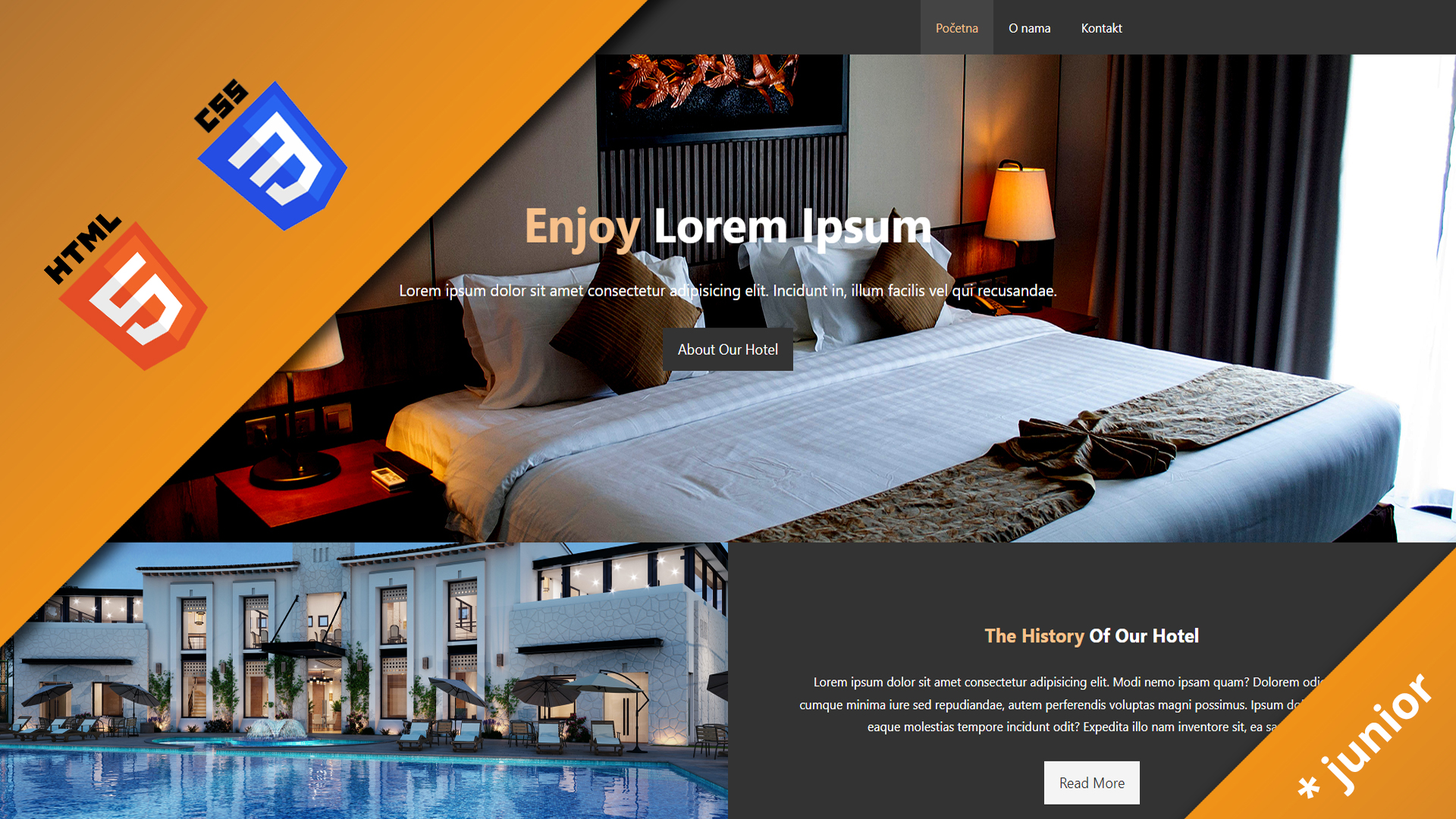 Hotel website