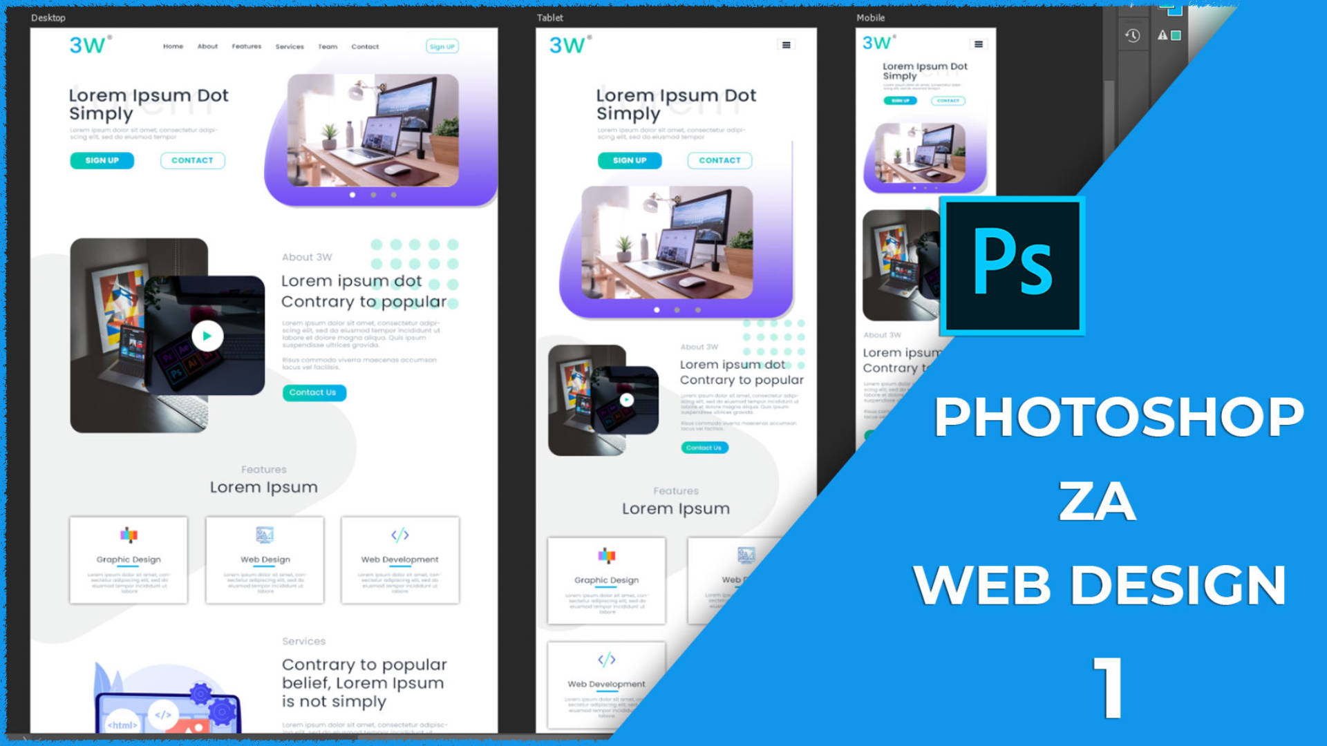 Photoshop Web Design